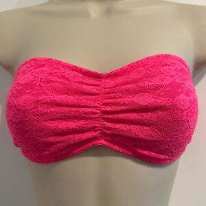 PINK VS Lace Bandeau Bra Size M
